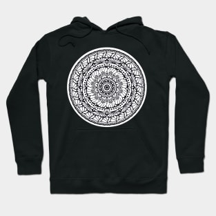 Black and white mandala Hoodie